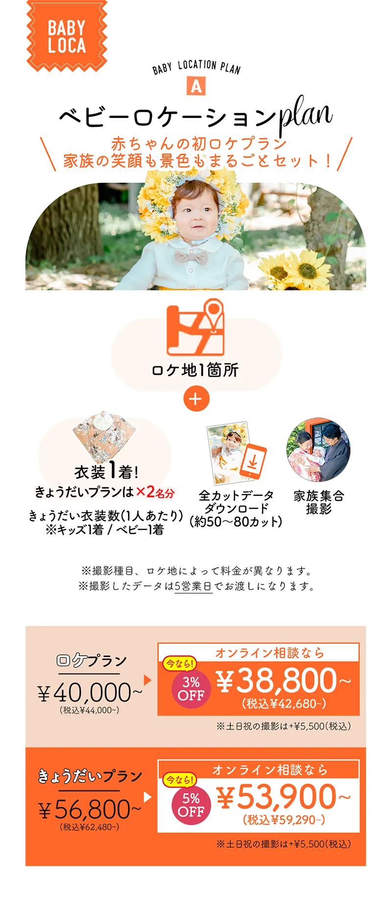 ベビーロケーションプラン