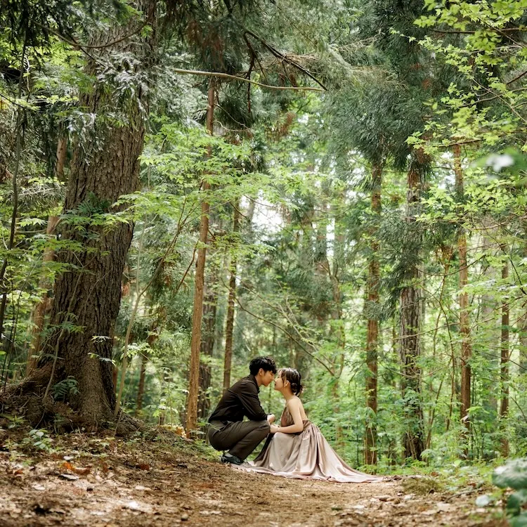 札幌のフォトウェディング 写真工房ぱれっとで撮影