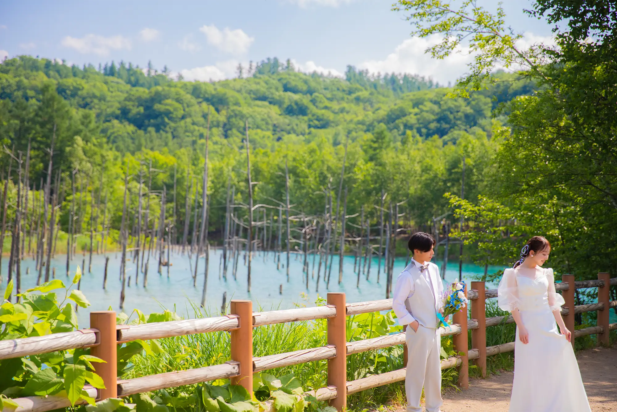 札幌のフォトウェディング 写真工房ぱれっとで撮影