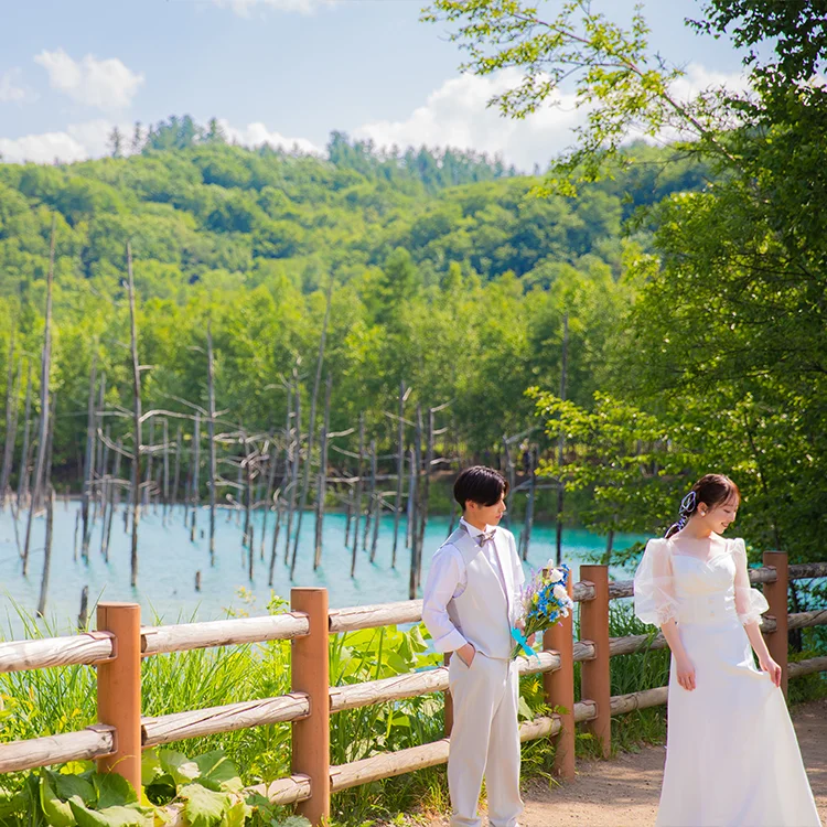 札幌のフォトウェディング 写真工房ぱれっとで撮影