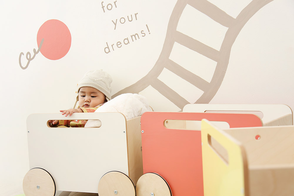 トロッコにのって