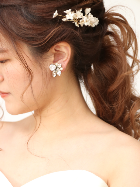 フォトウェディングのアクセサリー紹介 イヤリング編 写真工房ぱれっとサッポロファクトリー店