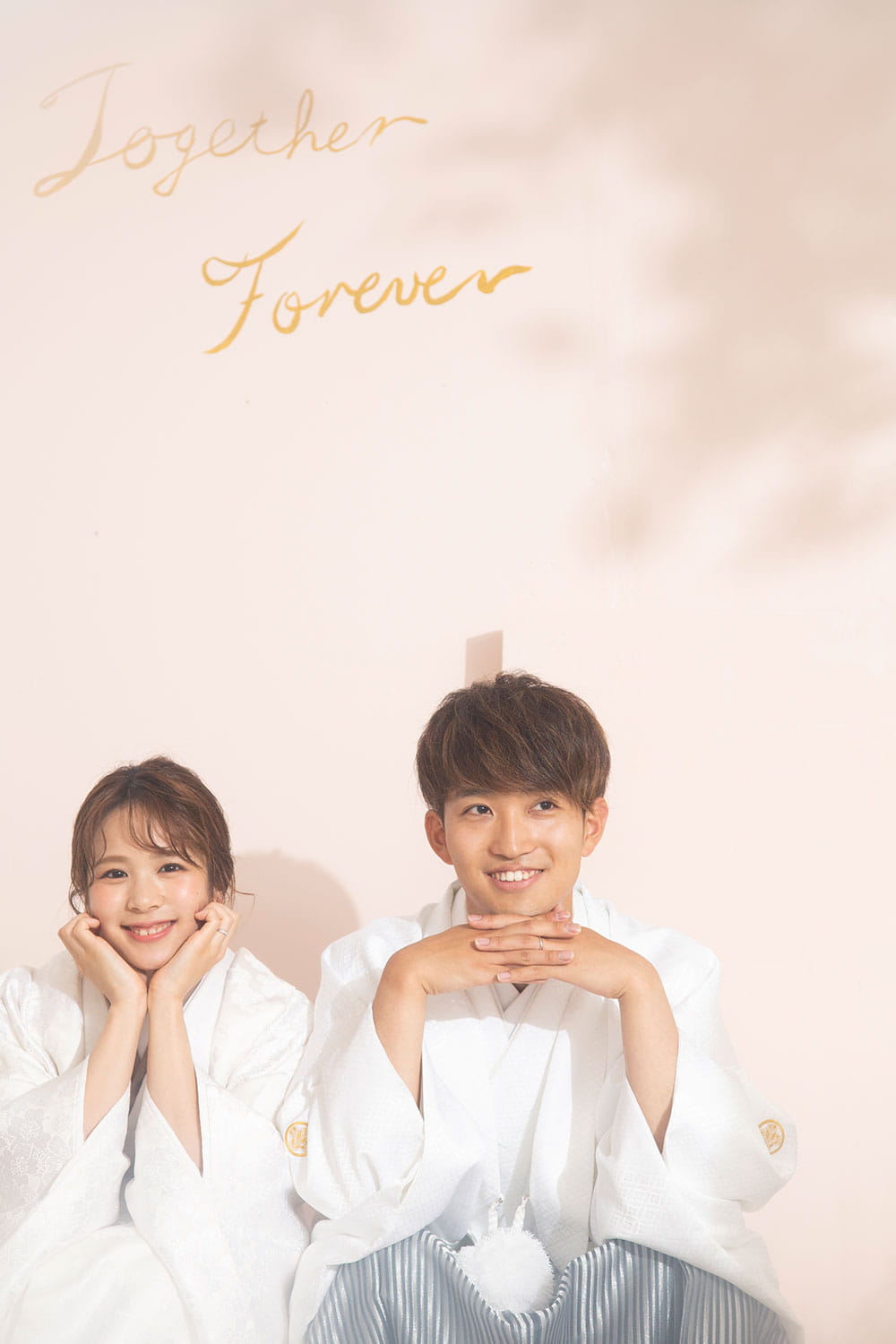 帯広のスタジオでフォトウェディング