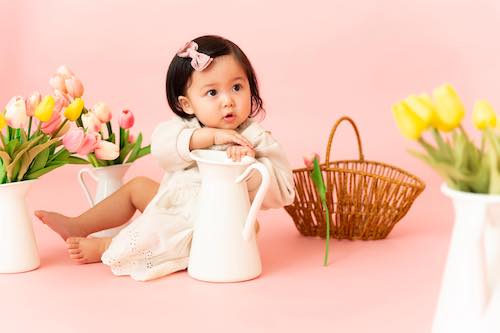 旭川店 ベビーから新しいビジュアルが新登場 お花屋さん 写真工房ぱれっとbaby