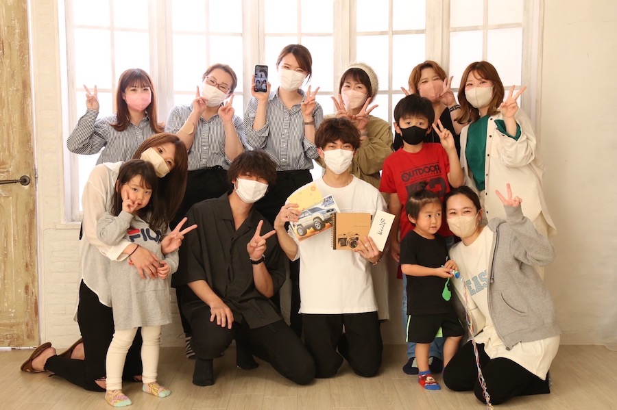 旭川のスタジオでカメラマンの仕事