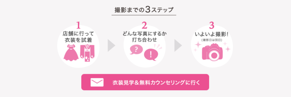 札幌のスタジオでフォトウェディング