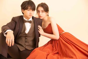 サラちゃんと友達　テラコッタカラー ドレス