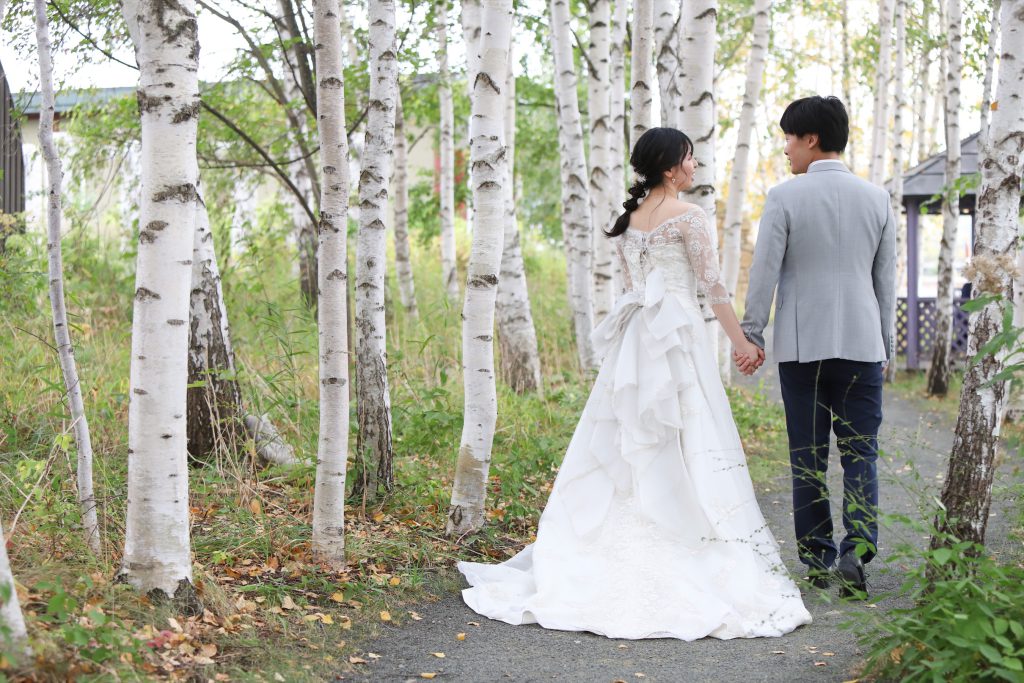 旭川・富良野でロケーションフォトウェディング