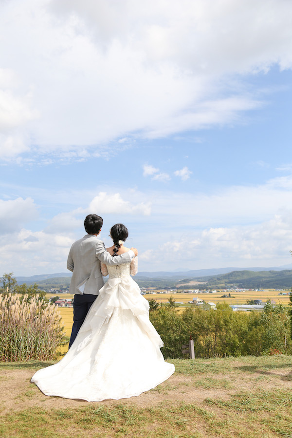 旭川・富良野でロケーションフォトウェディング