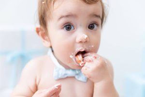 赤ちゃんの記念撮影を札幌のスタジオで