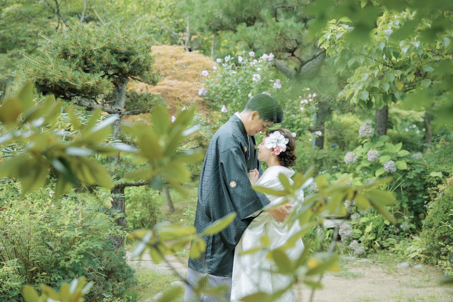 結婚写真をロケーションで