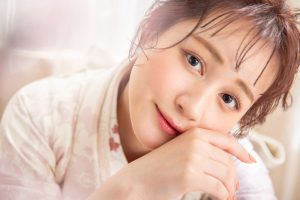 札幌のスタジオで成人記念撮影