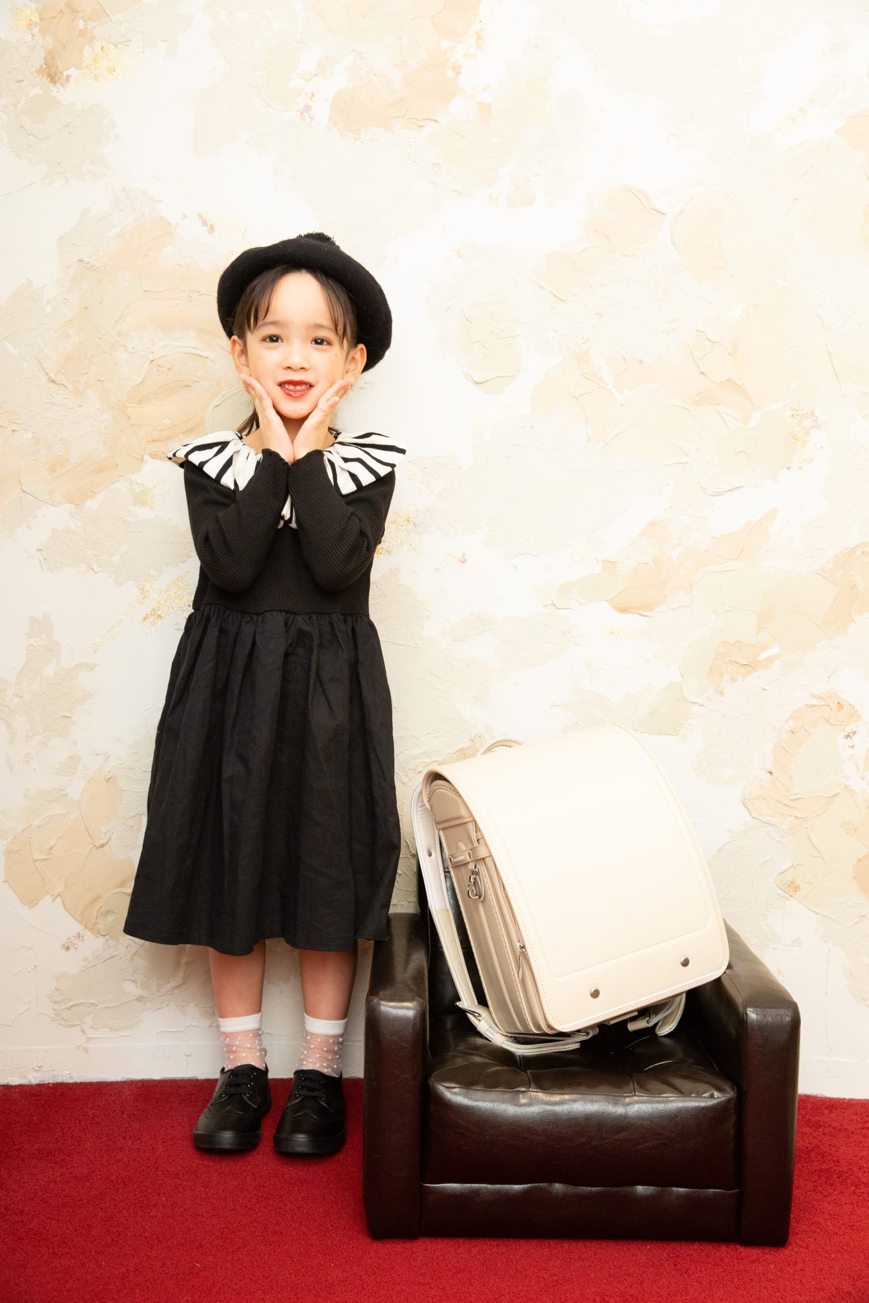 札幌市で入学記念撮影