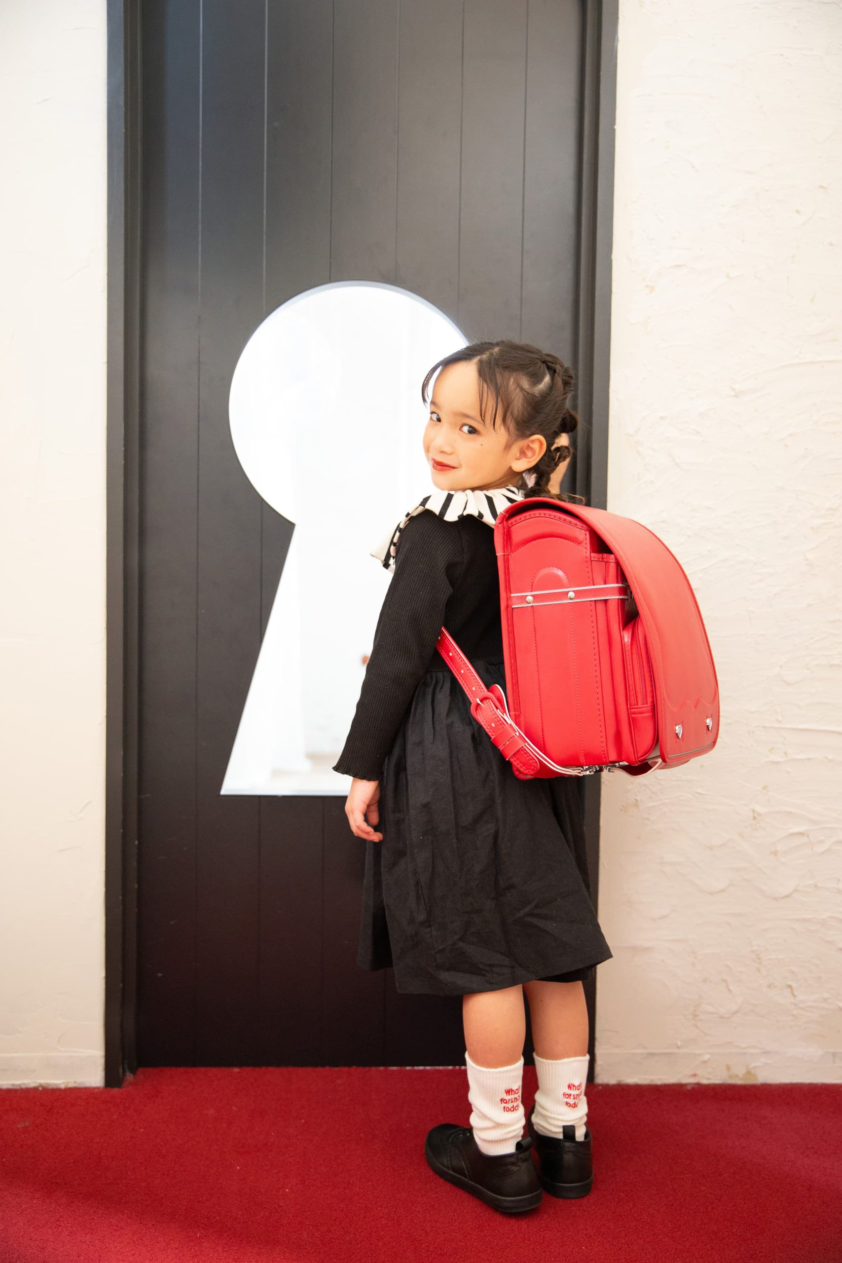 札幌市で入学記念撮影