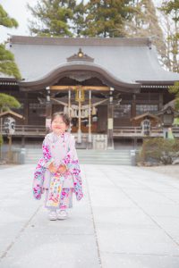 【七五三 】お着物を着てロケーション撮影がおすすめ♪