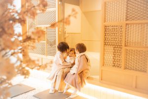 【Palette+plus札幌西岡店】　きょうだい撮影は当店におまかせ！きょうだいプランで仲良く一緒にご撮影♡