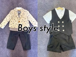 【Palette+plus札幌西岡店】ベビー衣装紹介･:*+〜男の子スーツ〜