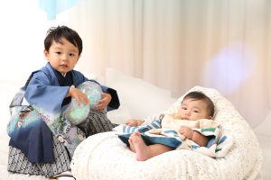 お客様紹介 七五三&ハーフバースデー きょうだいセットプラン☆