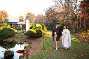 【ブライダルロケ】紅葉時期におすすめ！　「真鍋庭園」【帯広店】