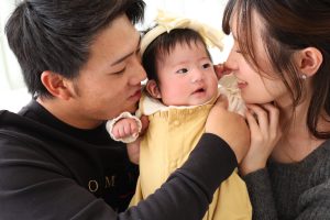 【百日記念】ベビー撮影なら、家族撮影がプラン内で出来ちゃう⭐️