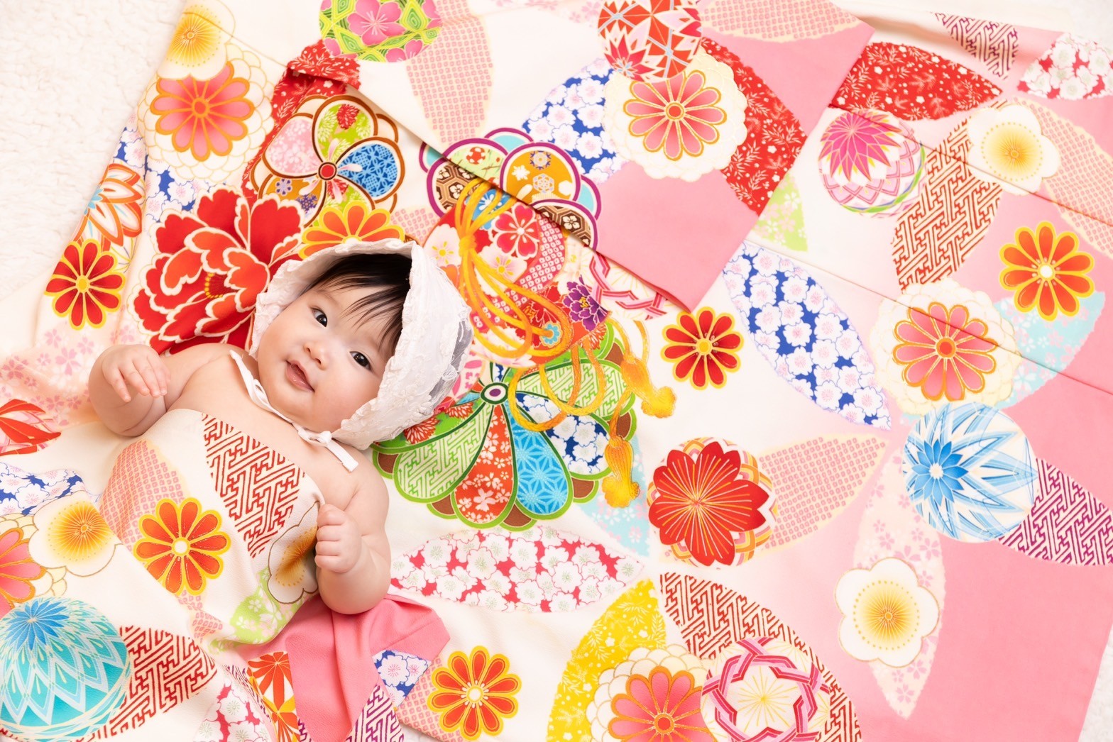 【baby kimono×girl】百日の着物撮影 新ビジュアルが登場！･:*