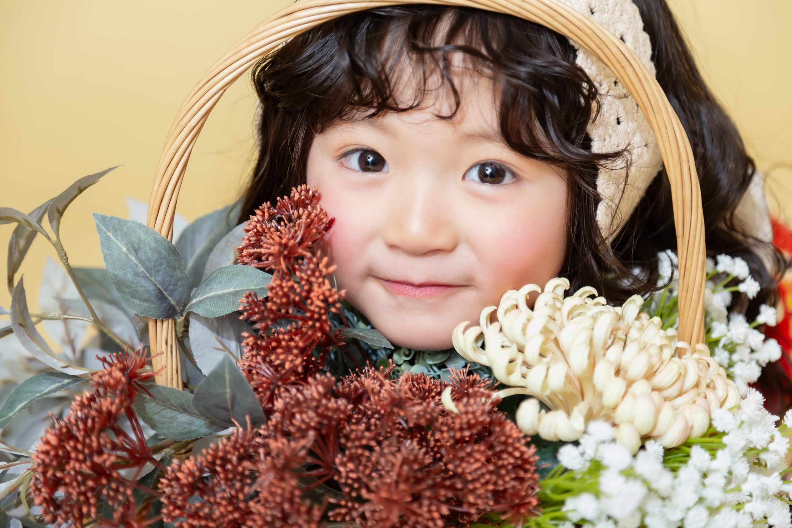 女の子　記念　撮影　スタジオ　スタジオ撮影　和装　和服　袴　振袖