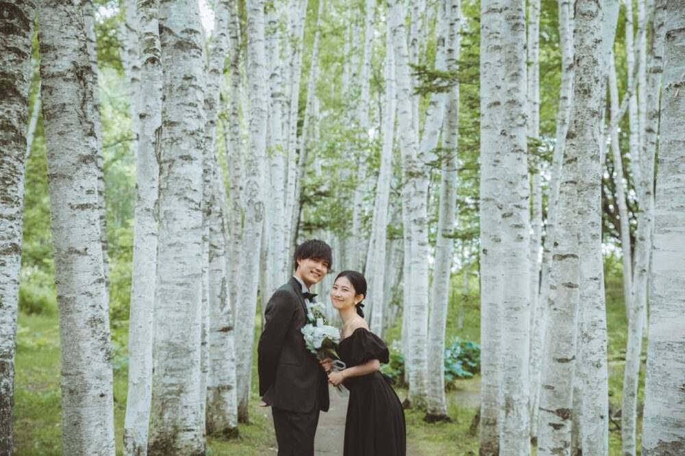 婚礼 記念 ロケ 撮影 ウエディングドレス 札幌