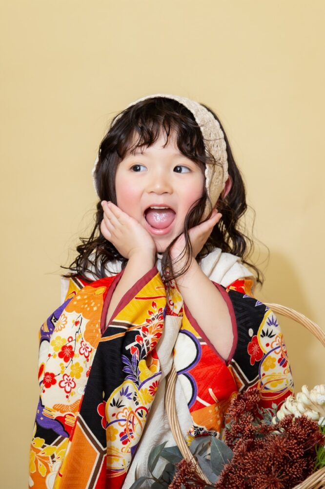 七五三　撮影　女の子　和装　旭川店