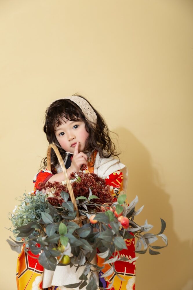 七五三　撮影　女の子　和装　旭川店