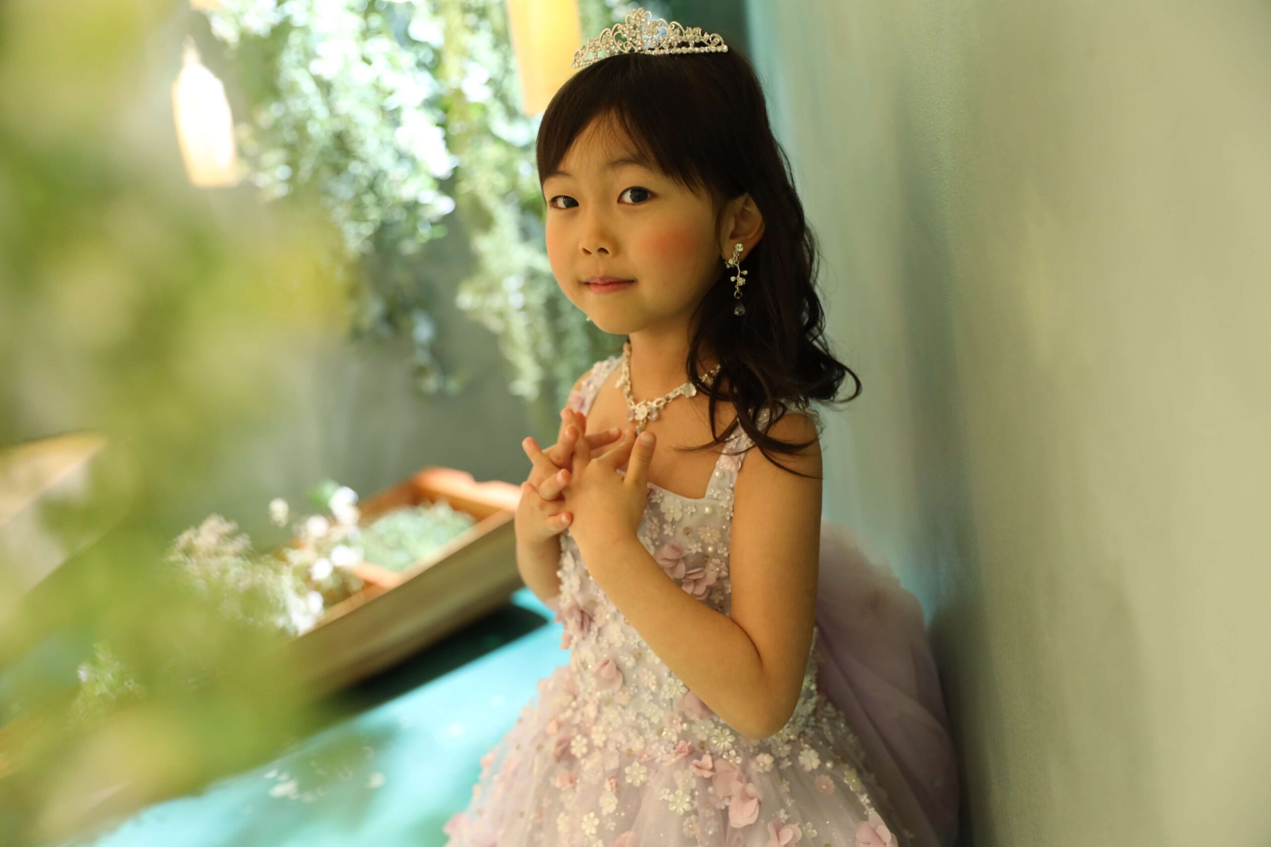 七五三　撮影　女の子　７歳　七歳　スタジオ　スタジオ撮影　フォトスタジオ　写真撮影　写真　ドレス