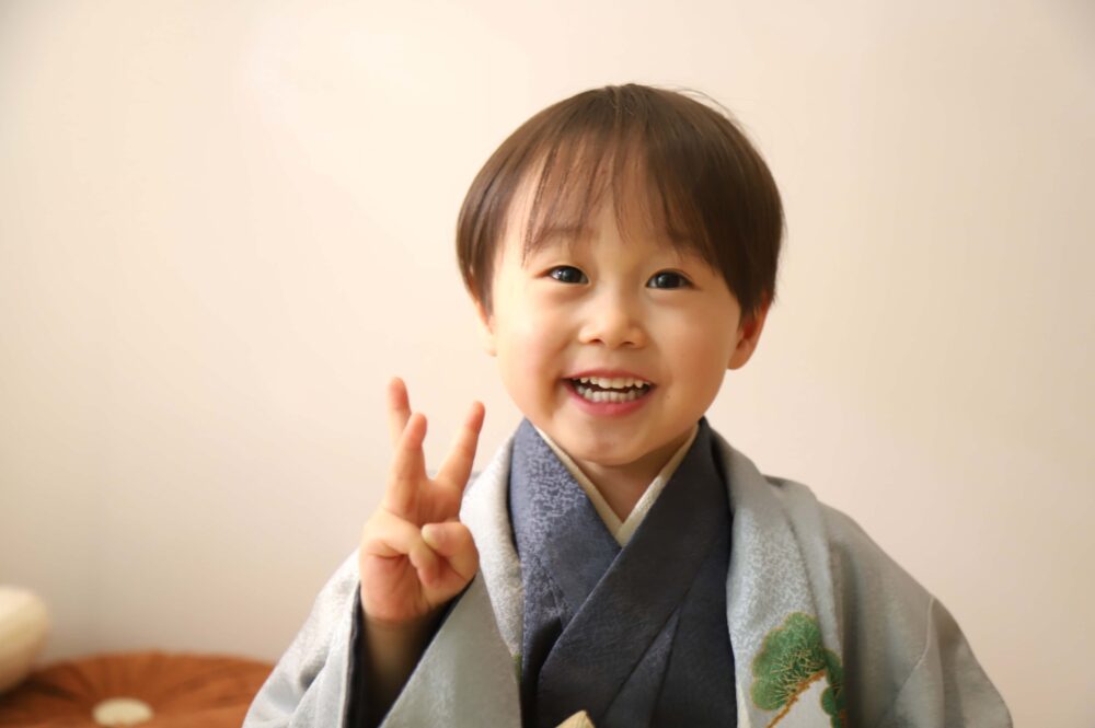 七五三 撮影 男の子 5歳 五歳 スタジオ スタジオ撮影 フォトスタジオ 写真撮影 写真