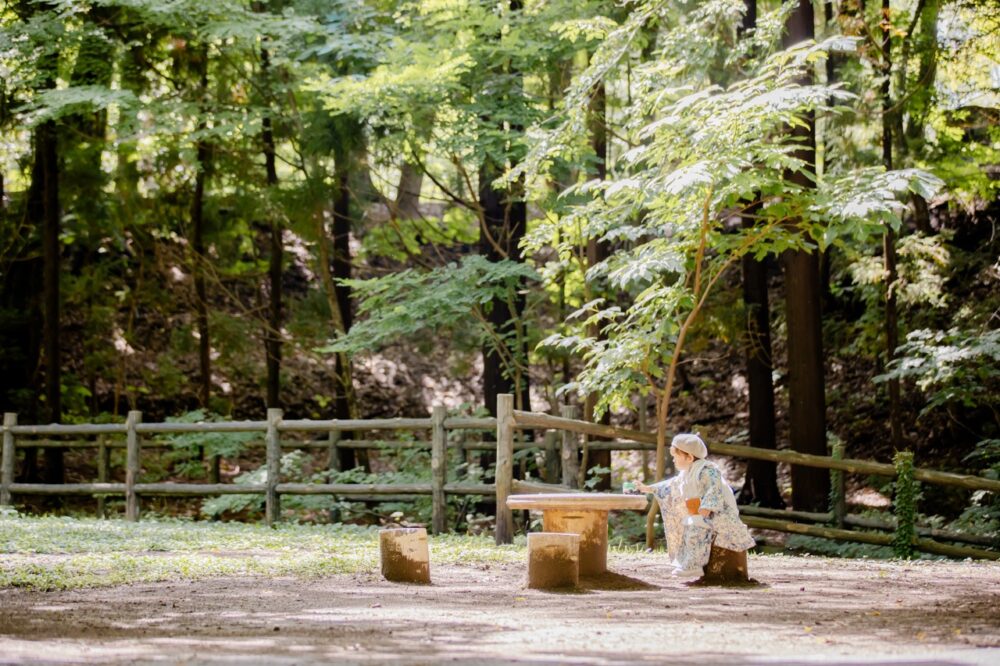 男の子 円山公園 ロケ