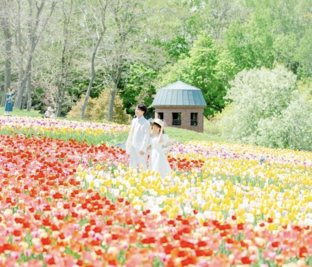 【お花×ロケーション撮影】滝野すずらん公園での撮影