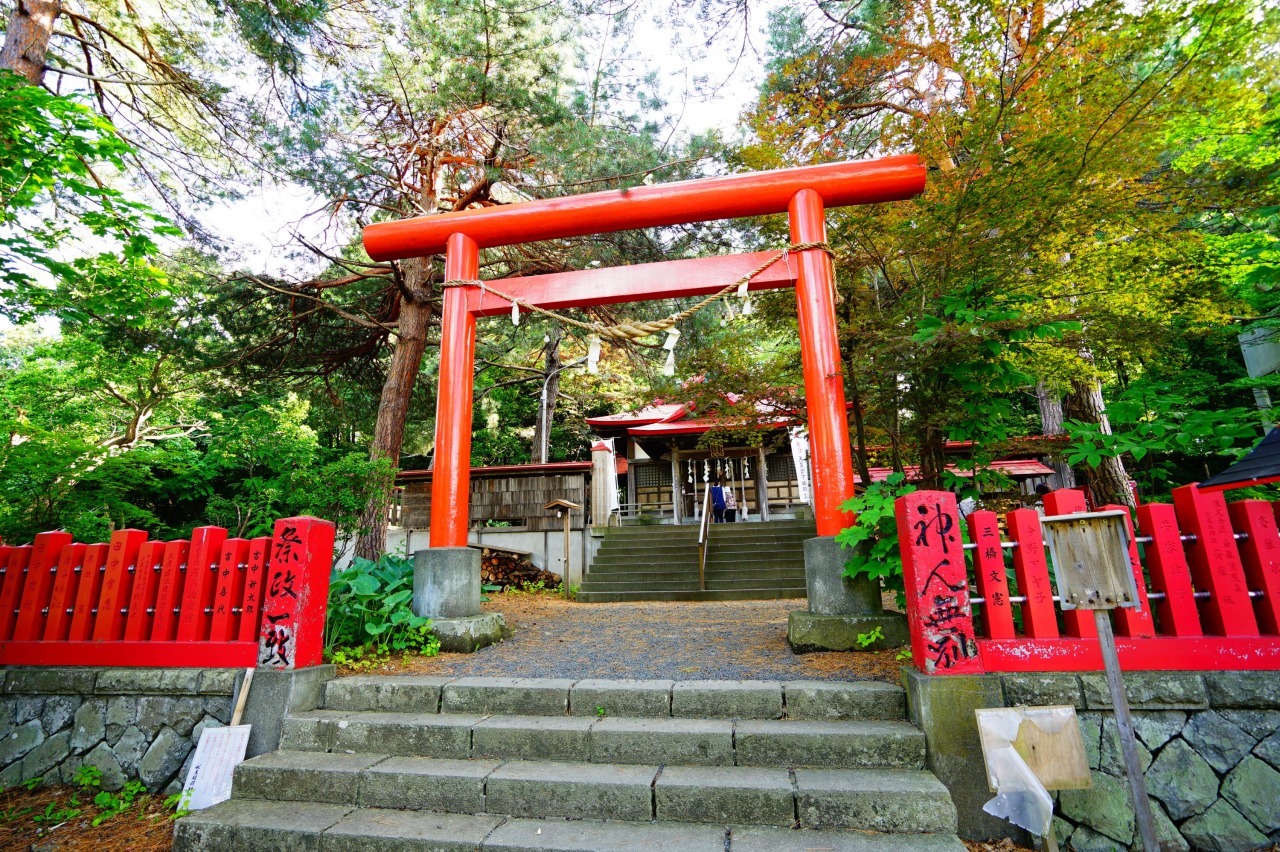伏見稲荷神社 北海道 札幌 鳥居 お宮参り 七五三