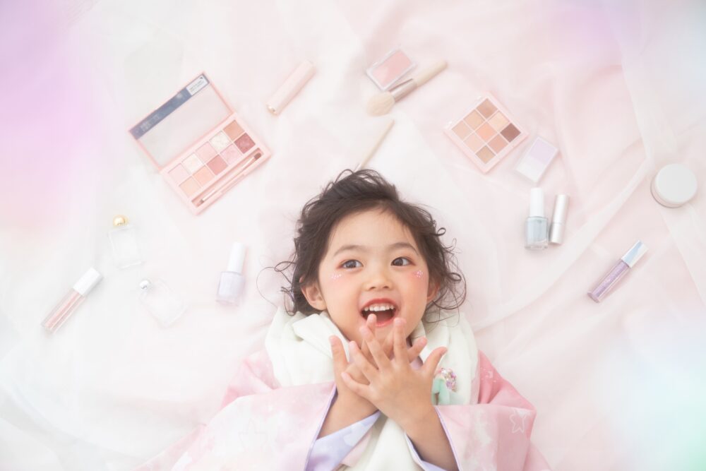 七五三　3才　スタジオ　撮影