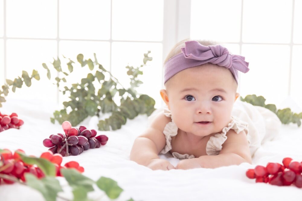 ベビー　撮影　スタジオ　ファッション