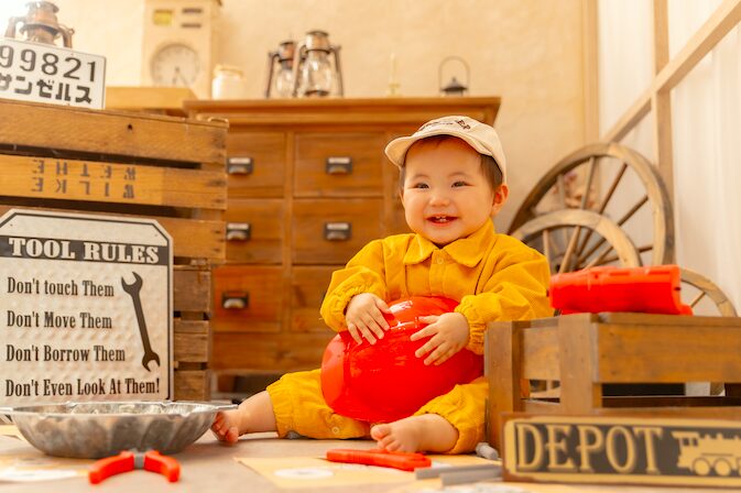 【男の子ベビー】お花の国の新しいビジュアル⛏が誕生しました！