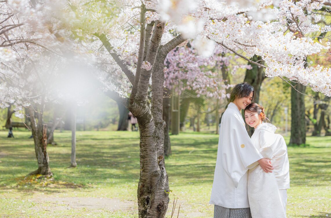 桜と和装が織りなす春のフォトウェディングガイド！おすすめスポットもご紹介♪