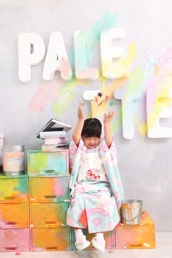 札幌　palettePlus 七五三　３歳　女の子
paletteスタジオ