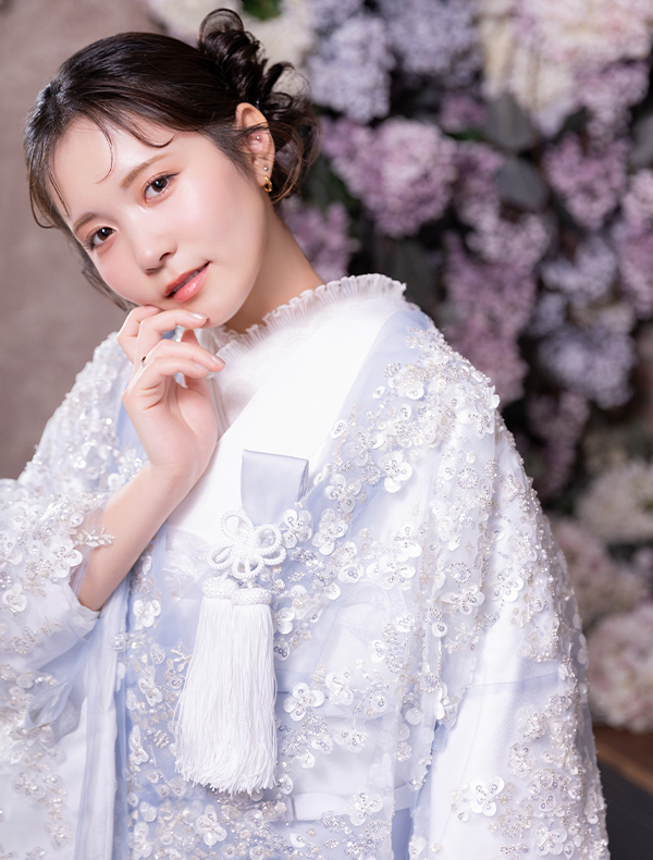 premier オーガンジーブルー