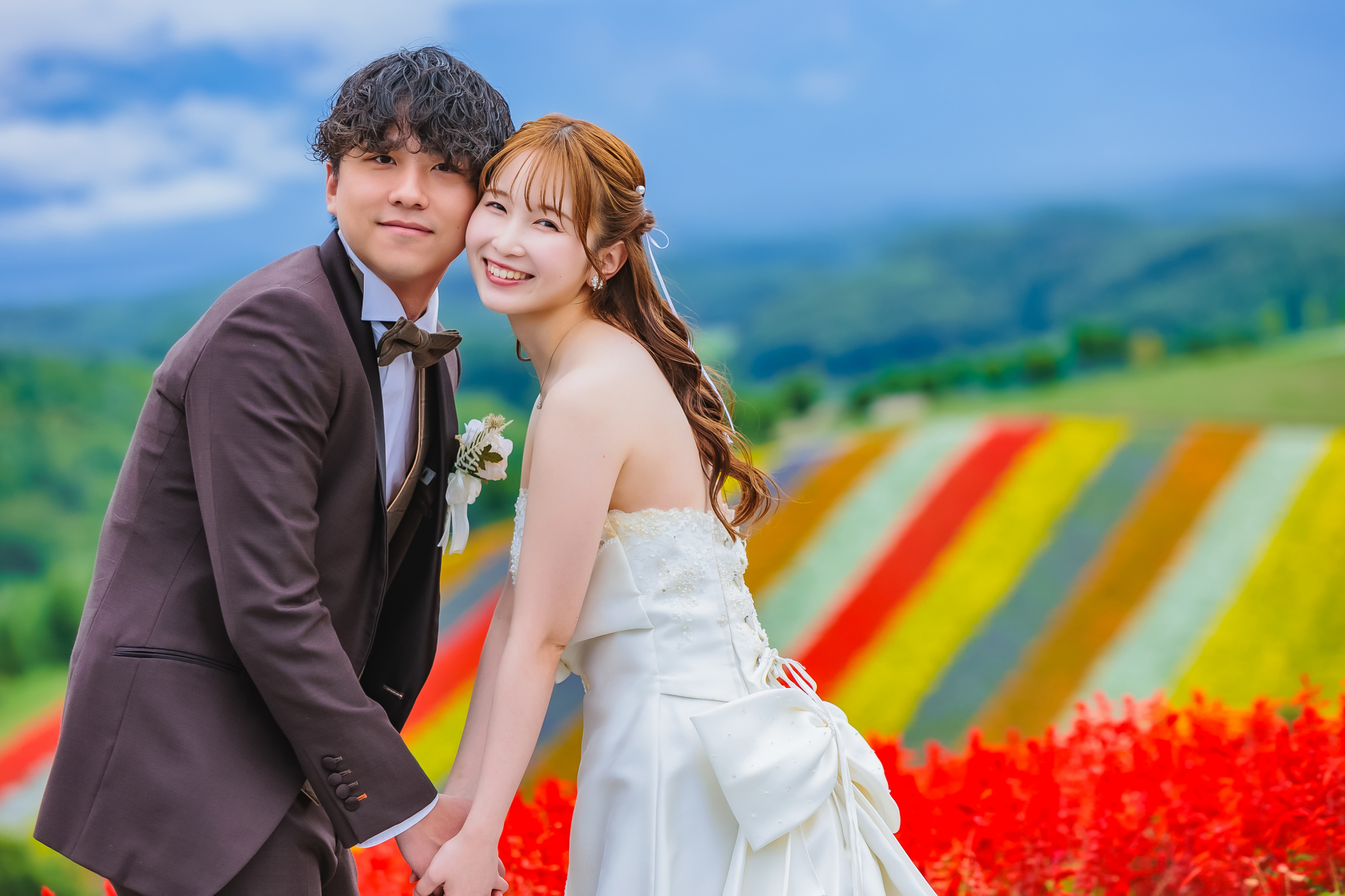 夏に北海道ならではの景色でロケーション撮影を✨素敵なお客様紹介･:*