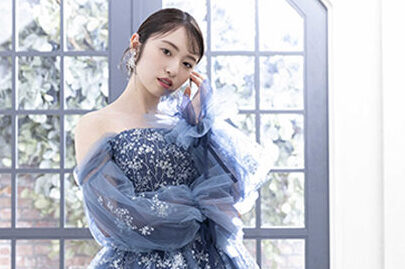 青色ドレスが叶える♡透明感あふれる花嫁姿と最新トレンド