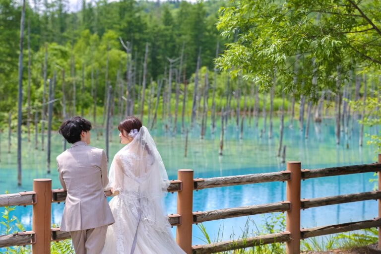 美瑛 青い池（夏）