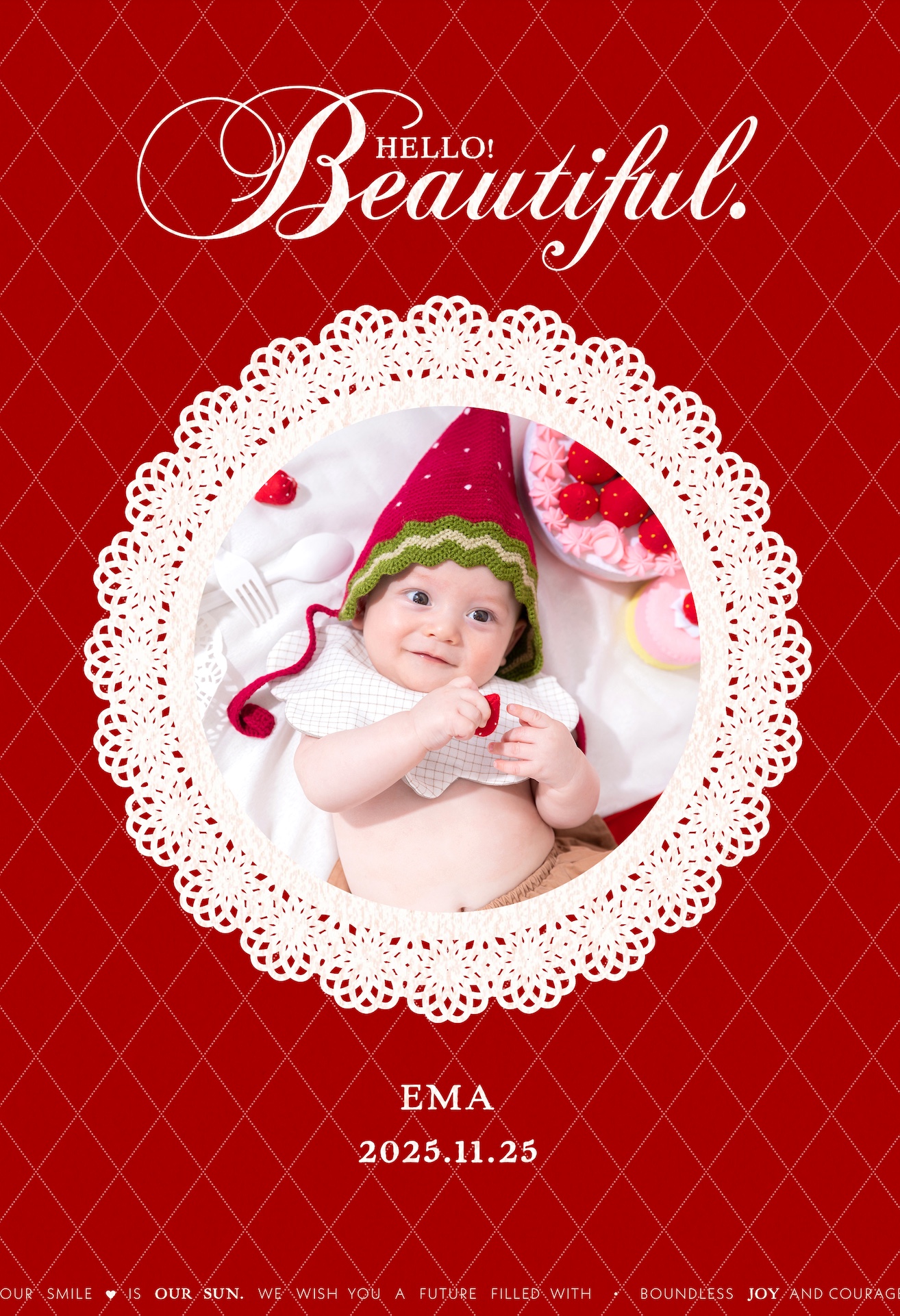 【ベビー限定特典】ベビーの撮影で非売品のアートボードもらえちゃう!✨