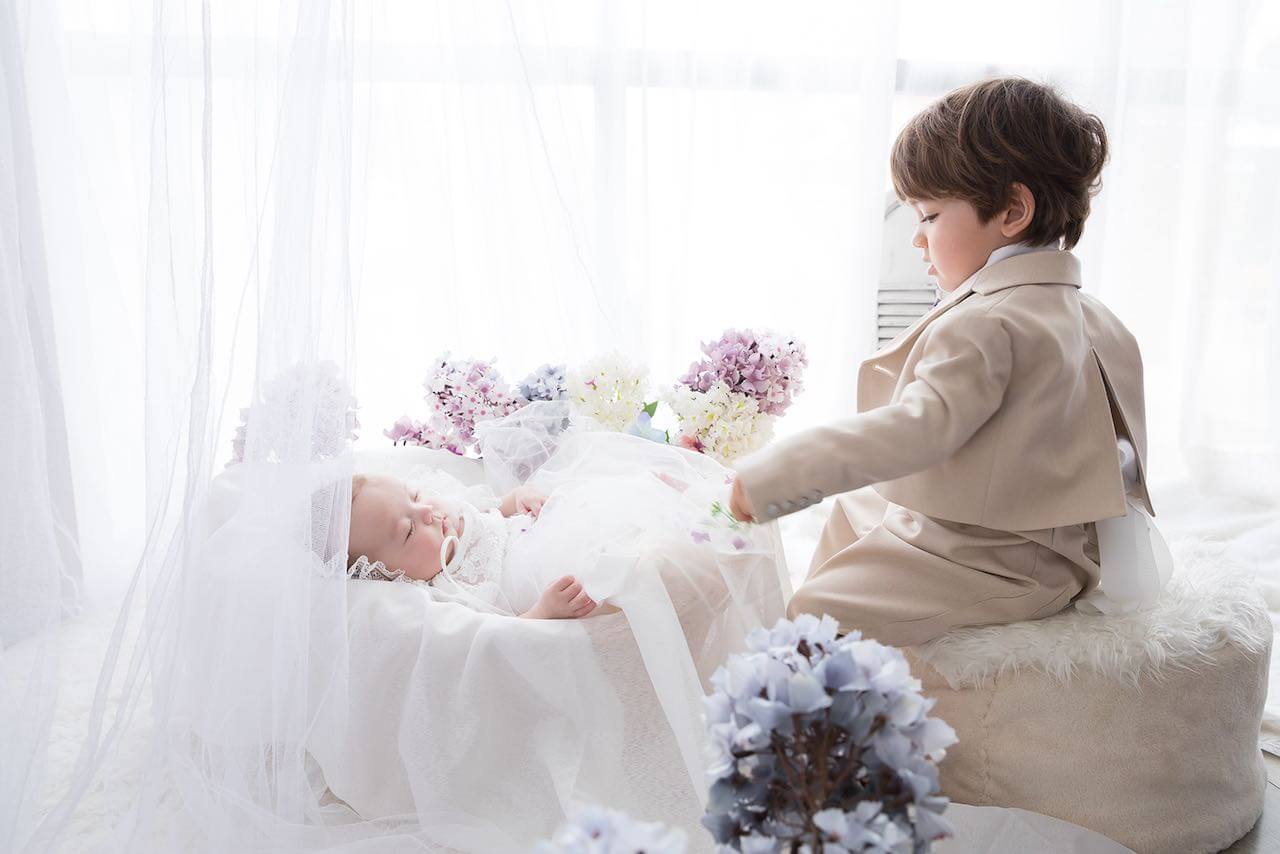 【札幌で叶える】百日写真ときょうだい撮影♡仲良しショットを賢くお得に残すコツ