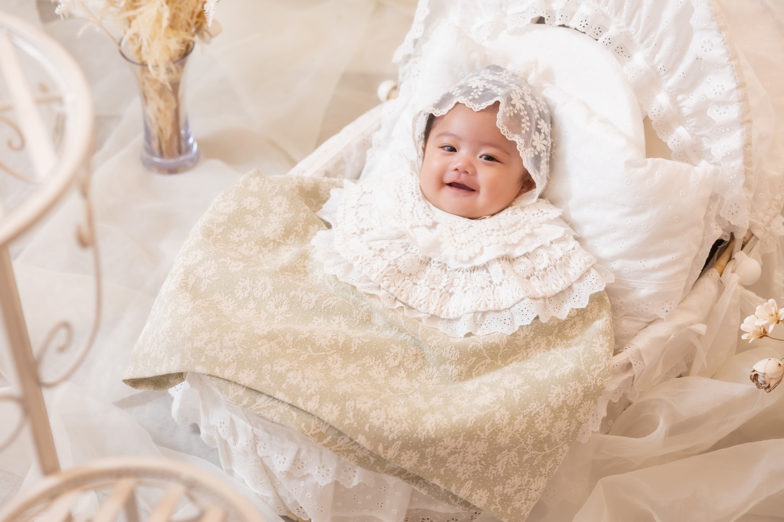 神社でお宮参り&百日撮影!移動もスムーズな東区からのプラン