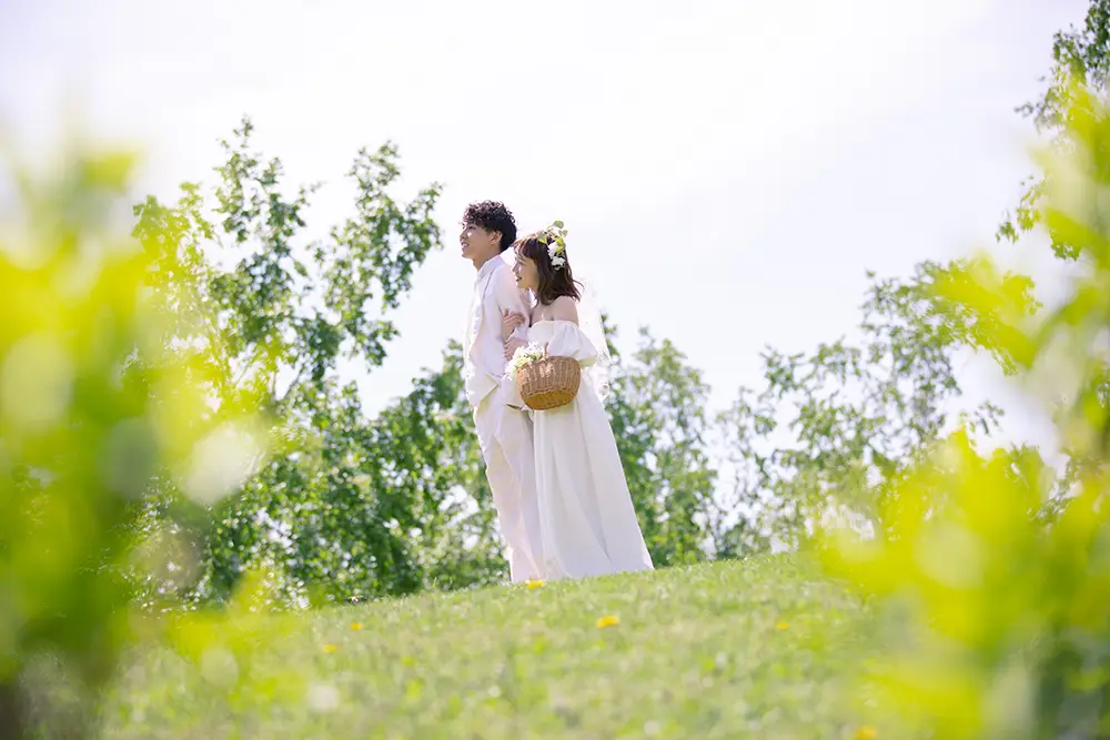 緑と桜が包み込む♡中島公園で叶えるロケーションフォトウェディングの魅力