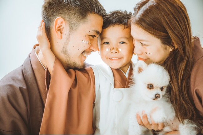 【愛犬・愛猫も家族の一員♡】Palette+plus 札幌西店で叶える！ペットと一緒に撮影する特別な七五三フォトガイド